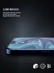 Комплект захисних скла для Apple iPhone 17, Supreme Plus Black Icon, загартоване повноекранне 3D скло на екран і скло на камеру, протиударне 9H, ультратонке, з олеофобним і жировідштовхуючим покриттям, ArmorStandart (ARM87860) - мініатюра 9