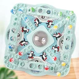 Настільна інтерактивна гра Ummi 707-36 Pop N Drop Penguins Game Blue - мініатюра 3