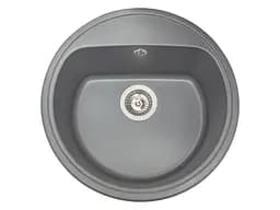 Кухонная мойка гранитная Miraggio Malibu gray 516x516x220 00208306, Серый