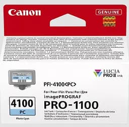 Картридж струменевий PFI-4100 imagePROGRAF PRO-1100 Photo Cyan Canon teh0015044