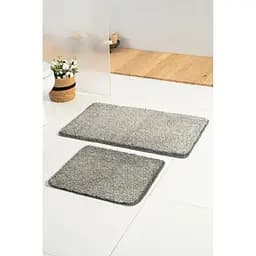 Килимки для ванної Vonaldi Softmicro набір 2 шт. сірий