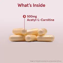 Ацетил L-карнітин Jarrow Formulas Acetyl L-Carnitine 500 мг 120 капсул - мініатюра 4