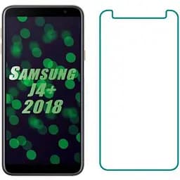 Противовдарная защита экрана Samsung J4 Plus J415 стекло Gelius