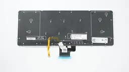 Клавіатура для ноутбука DELL (XPS: 15 9530, Precision: M3800) rus, black, без фрейма, підсвічування клавіш