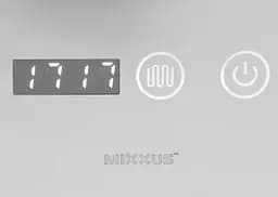 Дзеркало Mixxus PLAIN MC02-80 з LED Touch, Anti-fog, димером, регулюванням яскравості, годинником (MI6931) - мініатюра 9