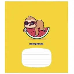 Зошит учнівський "Oh My Notes" Школярик 018-3425L 18 аркушів Різнокольоровий