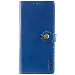 Кожаный чехол-книжка Getman Gallant (PU) для Xiaomi Redmi Note 14 5G Синий
