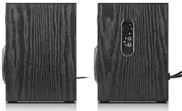 Колонки 2.0 REAL-EL S-235 Black, 2 x 9 Вт, МДФ, живлення від 220V, керування збоку - мініатюра 2