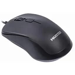 Миша Maxxter Mc-3B01 чорний USB оптична 1000 dpi 4 кнопки 1.8 м