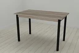 Кухонний стіл Ferrum-decor Маріо 75x120x80 Чорний ДСП Сонома Трюфель 16мм (FRD-106337)