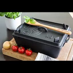 Казан-жарівня чавунна Petromax Loaf Pan with Lid 5.5 л (1017-k8) - мініатюра 2