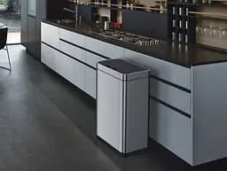 Відро для сміття сенсорне прямокутне Koer TC-020312-02 12 л нержавійка (KR5586)  - мініатюра 3