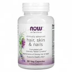 Волосы, кожа и ногти в капсулах №90 Now Foods Hair Skin & Nails