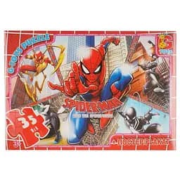 Детский пазл "Человек-паук" G-Toys SM886 плакат 35 элементов