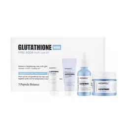 Набір засобів для обличчя з гіалуроновою кислотою та вітамінами Glutathione Hyal Aqua Multi Care Kit Medi-Peel
