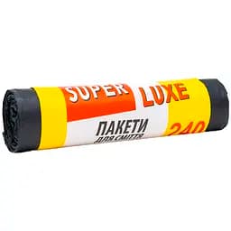 Мусорные пакеты Super Luxe 240 л 5 шт. черные