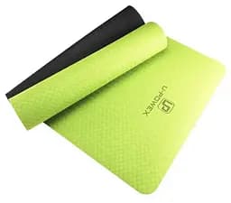 Коврик для йоги и фитнеса U-powex TPE Yoga mat Green/Black (183х61х0.6) (UP_1000_TPE_Gr/Black)