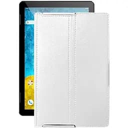 Чохол StatusCASE з екошкіри для планшету Umax VisionBook 10A LTE Білий