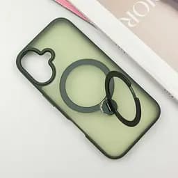 Чохол Ummi Colorful with MagSafe HQ Ring для Apple iPhone 16 (6.1) Green - мініатюра 3