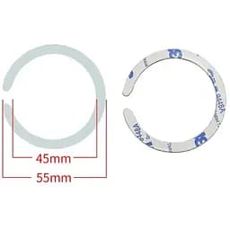 Стальная пластина DK для MagSafe Ring на скотче (Кольцо С / white) - мініатюра 2