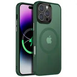 Чохол Ummi Colorful with MagSafe для Apple iPhone 16 Pro Max 6.9" Зелений/Dark Green