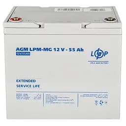 Акумулятор LogicPower LPM-MG 12V - 55 Ah AGM мультигелевий - мініатюра 3