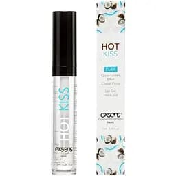Стимулирующий блеск для губ Exsens Coconut Hot Kiss 7 мл согревает и охлаждает