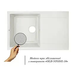 Кухонна мийка Lidz 790x495/230 STO-10 (LIDZМSTO10790495230), Сірий - мініатюра 3