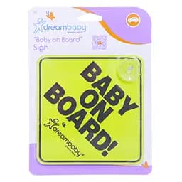 Знак DreamBaby Baby On Board, жовтий (F211) - мініатюра 2