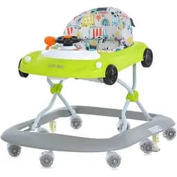 Дитячі ходунки El Camino Car way ME 1216 Green-Gray, музика, світло