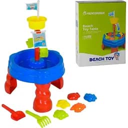 Столик для піску і води 86611 з морською щоглою та ігровими аксесуарами