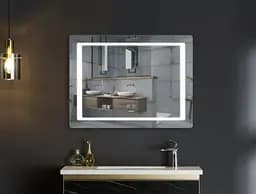 Дзеркало Mixxus STYLE MR13-70x50-REVERSE з LED Touch, Anti-fog, димером, регулюванням яскравості (MI6665) - мініатюра 3