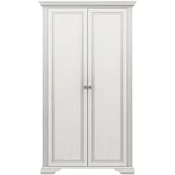 Шкаф двухдверный Gerbor Уайт 2D Ясень снежный/Сосна серебряная (GRB-1335)