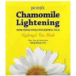Гідрогелева маска для обличчя Petitfee Chamomile Lightening Hydrogel Face Mask Ромашка, 32 г, 1 шт.