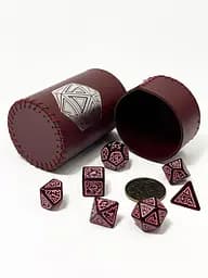 Настільна гра Планета Ігор Чаша для кубиків D20 (бургунді) (Dice cup D20 burgundy) (pi-dc006) - мініатюра 7