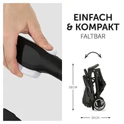 Коляска прогулянкова Hauck Travel N Care Dark Navy Blue - мініатюра 6