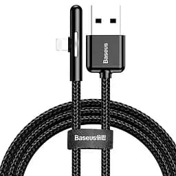 Кабель Baseus Iridescent Lamp Mobile Game Cable USB to Lightning 2.4A 1m CAL7C-A01 Black