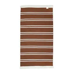 Ковер Lotus Home - Infinity Stripe кирпичный двусторонний 80x150