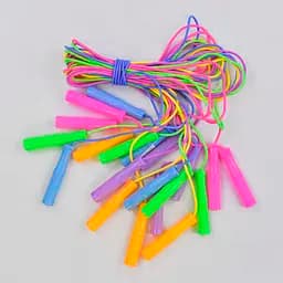 Скакалка С 34147 цветная, длина 250 см, толщина 4,1 мм (6900067341471) МИКС