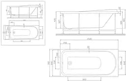 Ванна акрилова AM.PM Like A0 150х70 (W80A-150-070W-A) - мініатюра 9