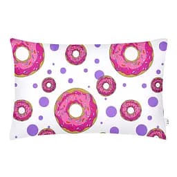 Дитяча постільна білизна в ліжечко SWEET DONUT WHITE, фіолетовий (SweetDonut_White_140) - мініатюра 3