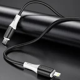 Дата кабель Borofone BX79 Type-C to Lightning (1m) Чорний - мініатюра 3