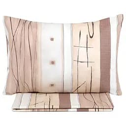 Простирадло з наволочками Iris Home Mia, 240х220+70х50 (2) см, ранфорс, бежеве (svt-2000022311458)