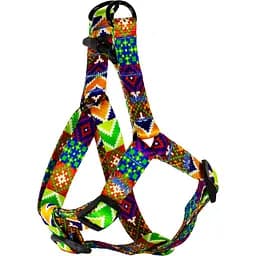 Шлея для собак Lucky Pet Вишиванка Гуцульська капронова 45-64х2 см