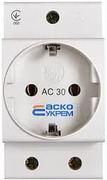Розетка модульна з заземленням AC30 АСКО‑УКРЕМ (A0150010104) - мініатюра 4