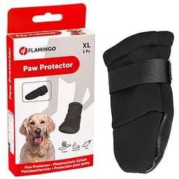 Защитные ботинки Flamingo Paw Protector xl фламинго для собак пород зенненхунд, ротвейлер, бульмастиф xl
