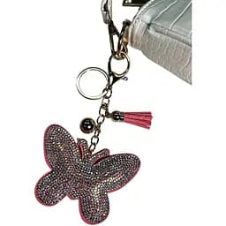 Брелок зі стразами Метелик 8.5 см (В асортименті)