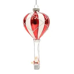 Елочное украшение "Санта на воздушном шаре" 7,3*15 см, YQ1465957