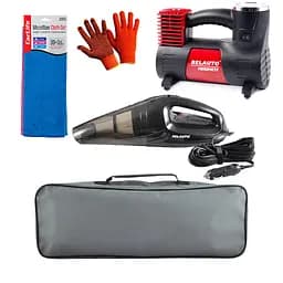 Подарунковий набір Belauto: компресор + автопилосос(na_44)