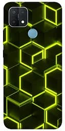 Чохол Demsky Neon hexagon для Oppo A15s / A15
